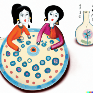 Minnie and Divz were talking one afternoon about quantum states. 